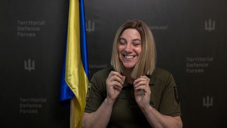 Click to enlarge Ukraine defense force spokesperson Sarah Ashton-Cirillo