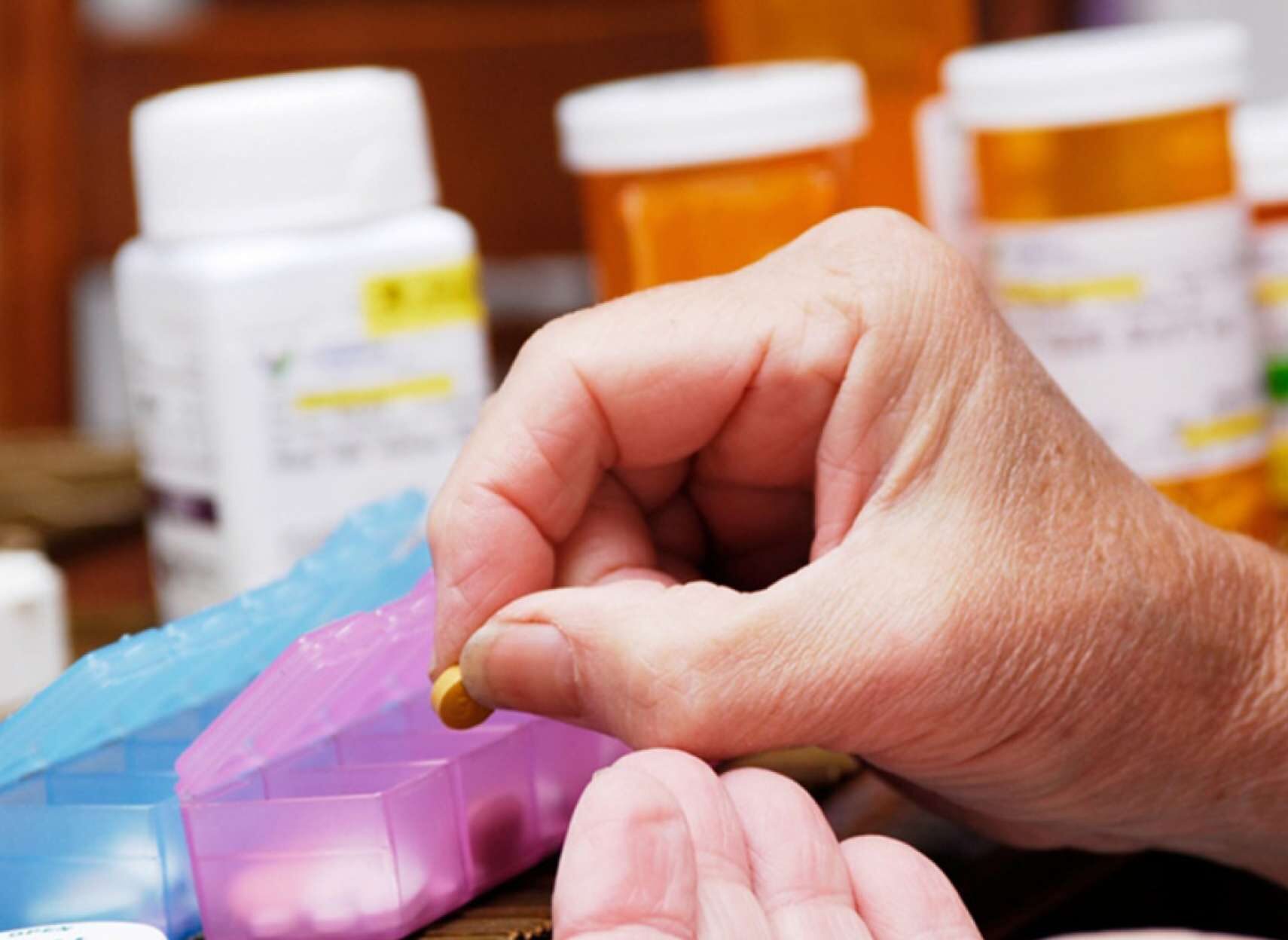 Click to enlarge Taking a Pill