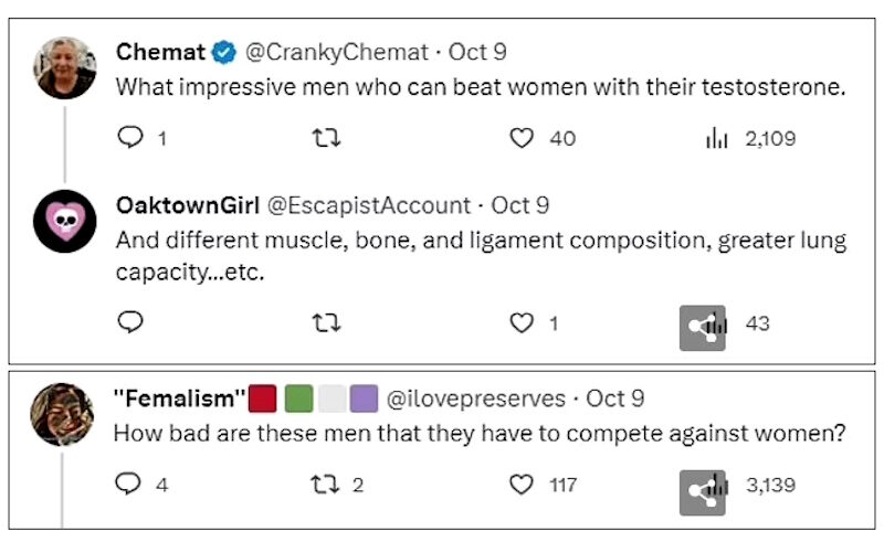 tweets transgender cyclists chicago