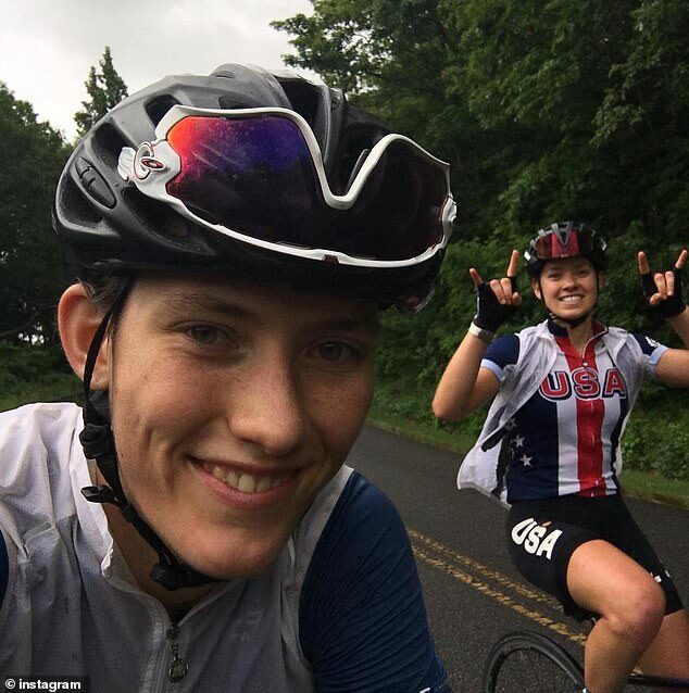 Hannah Arensman  quit cycling compete with transgender