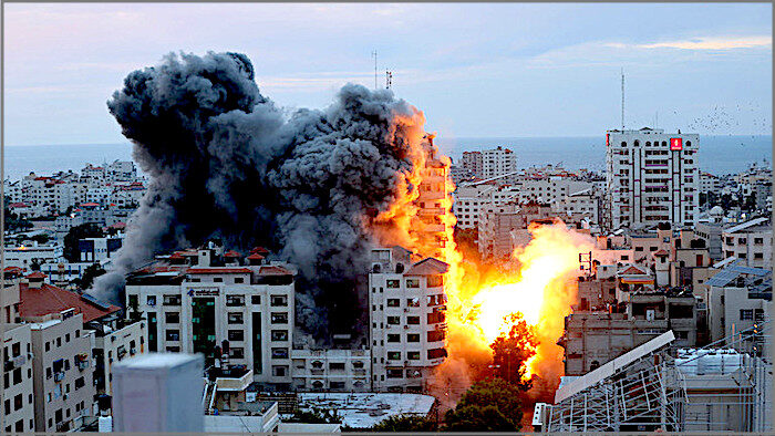building explosion