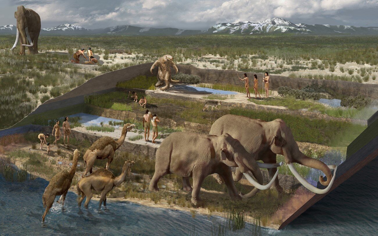 Click to enlarge lake otero ancient human presence