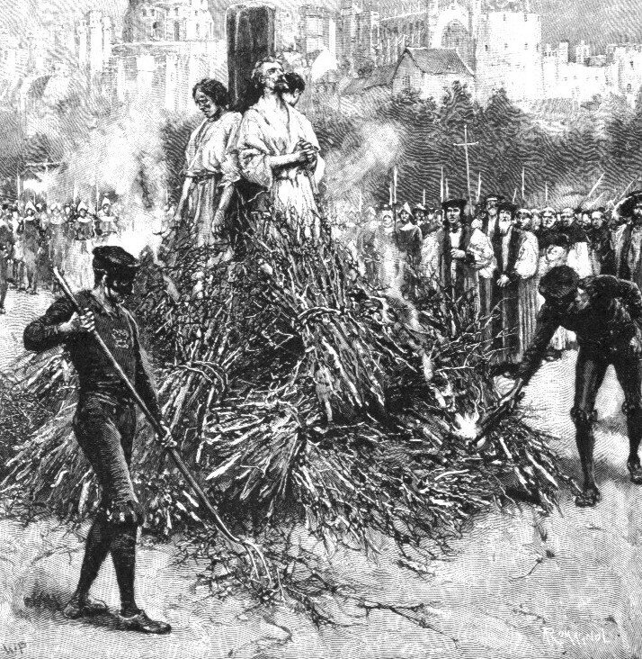 burned at the stake
