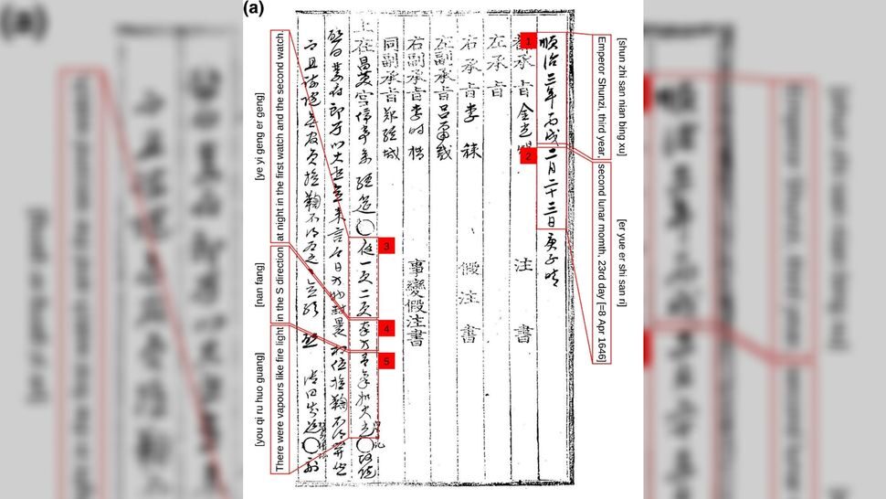 Korean texts solar cycle
