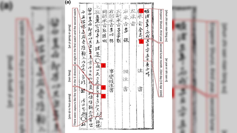 Korean texts solar cycle