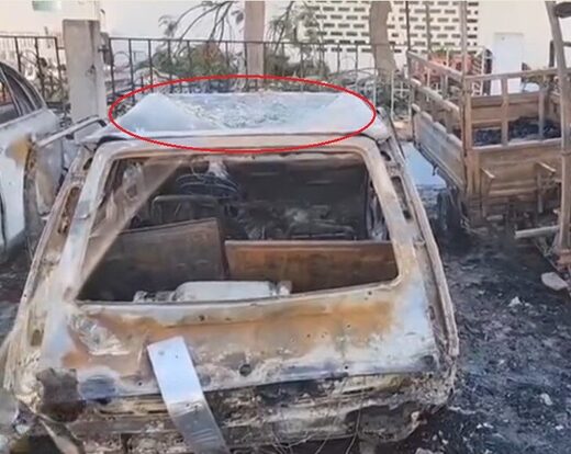 Click to enlarge Al-Ahli-car roofs