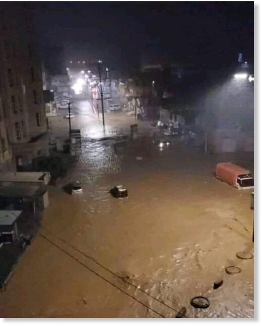 Click to enlarge Floods in Al Mahrah Governorate, Yemen,