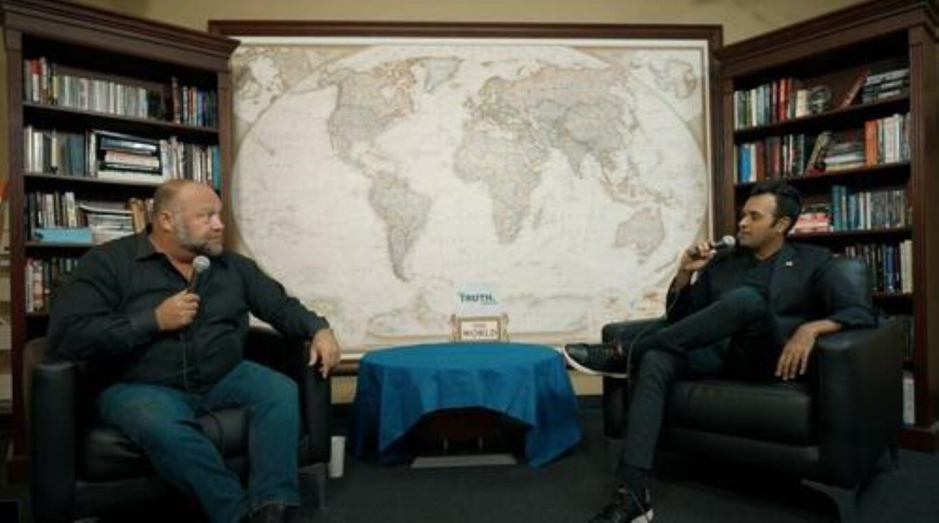 Click to enlarge alex jones vivek ramaswamy