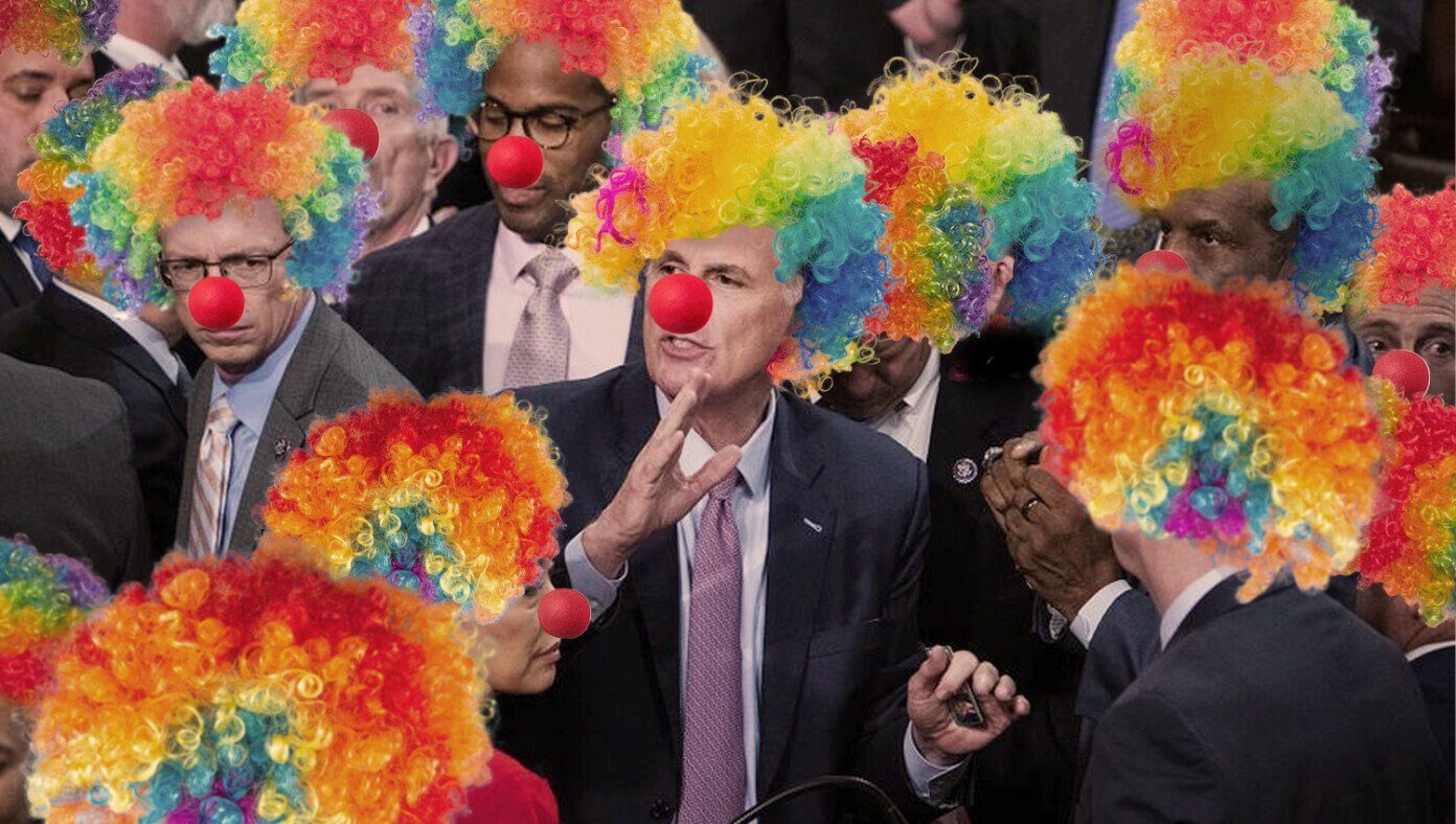 congress clowns clownworld satire halloween