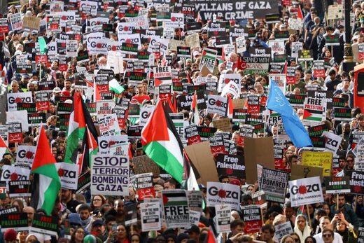 gaza protest london october 2023