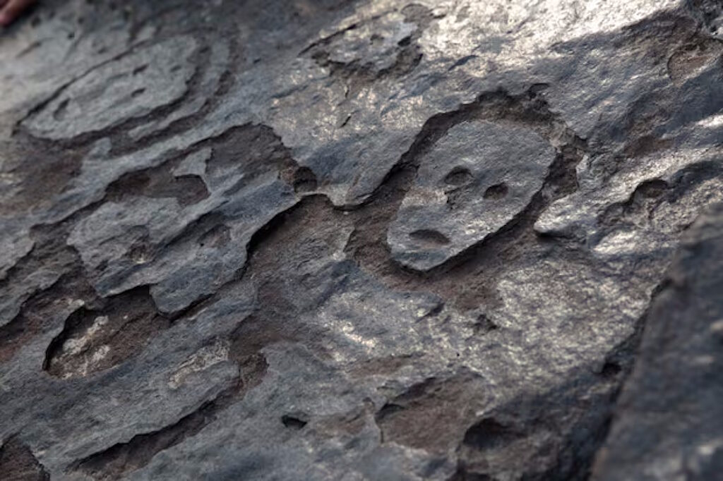 rock carvings amazon drought emerge
