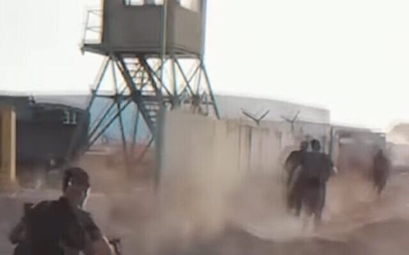 hamas gaza border idf post
