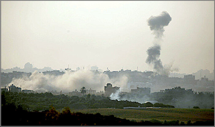 smoke rising