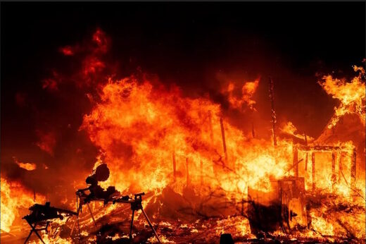 Click to enlarge wildire 2023 california