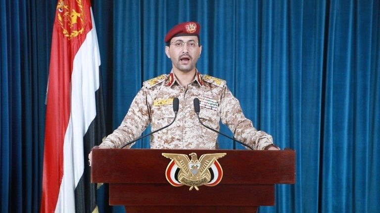 Houthi military spokesman Yahya Saree