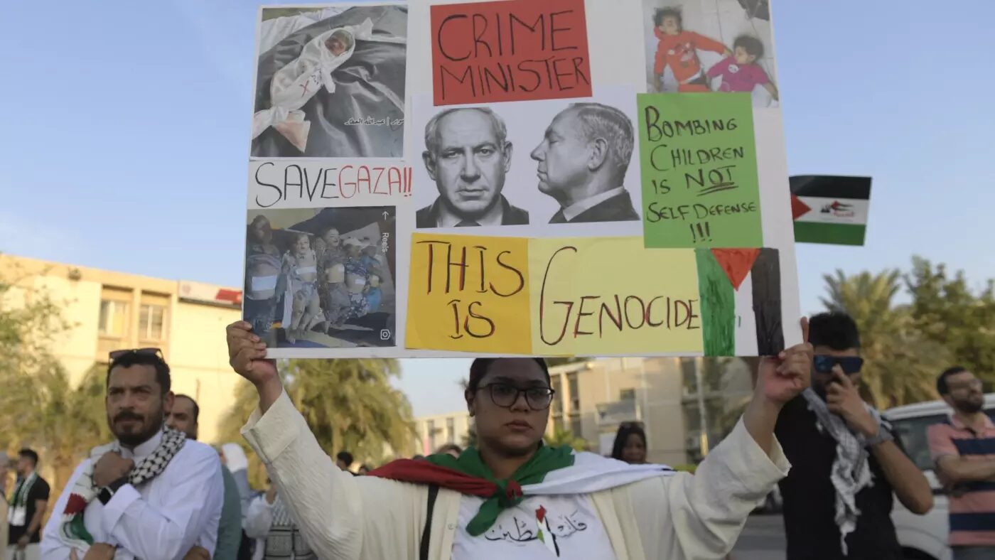 Click to enlarge Bahrain Palestine gaza