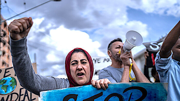protester