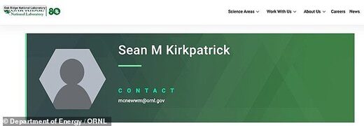 Pentagon UFO chief Dr Sean Kirkpatrick will be replaced by end of the year as whistleblowers accuse him of lying to the public and ignoring witnesses