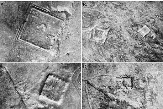 roman forts discovered by spy satellites