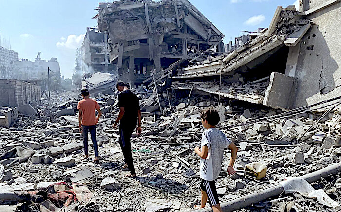 Click to enlarge Damage Gaza City