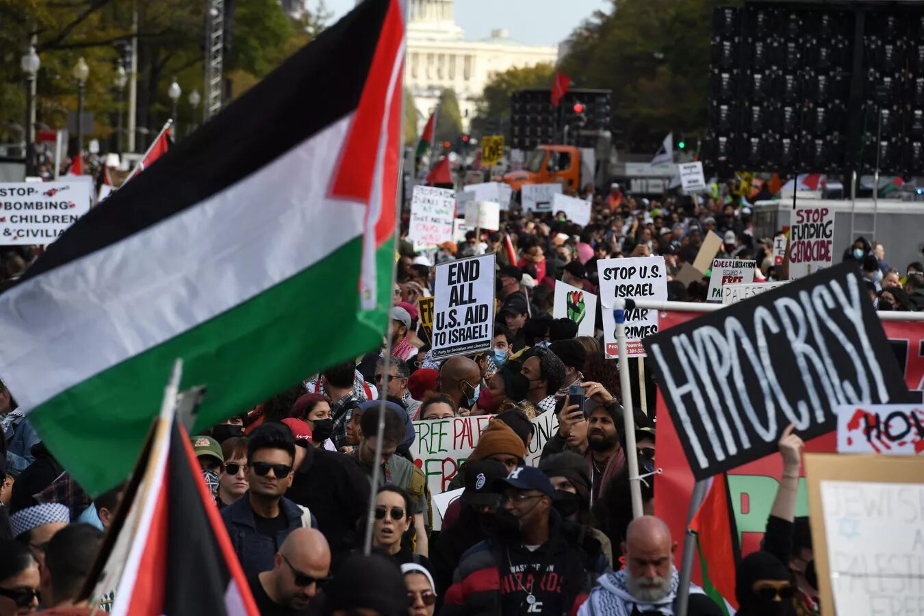 Click to enlarge protest washington israel 2023