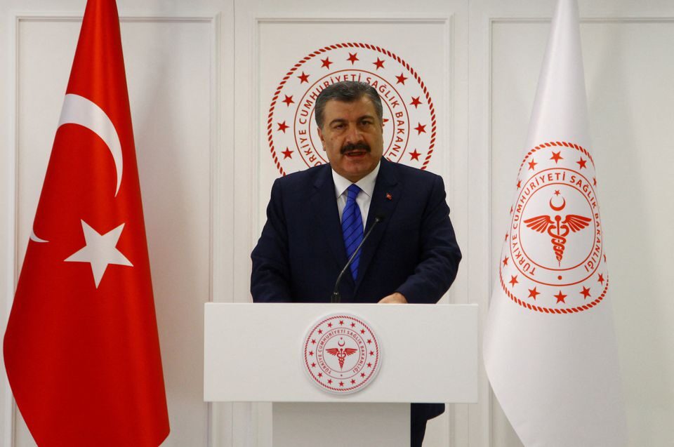 Turkey Health Minister Fahrettin Koca