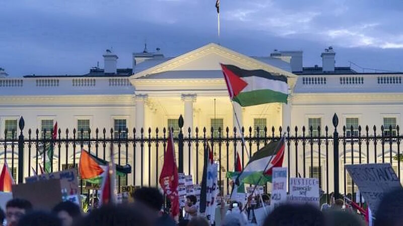 Click to enlarge gaza genocide protest white house