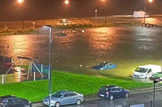 Click to enlarge Flooding in Salthill