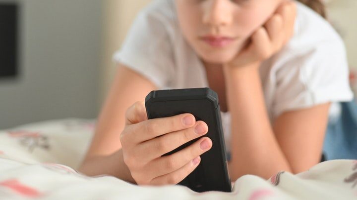 girl on phone