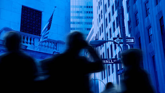 Click to enlarge Wall street, Manhattan