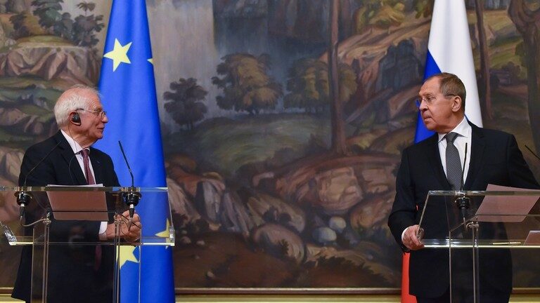 Click to enlarge josep borrel sergey lavrov