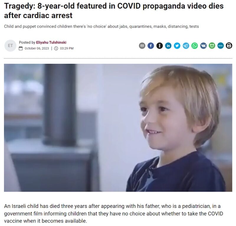 covid death 8 year old
