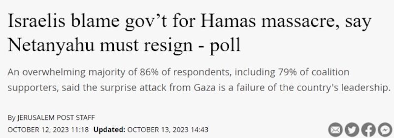 Israelis blame government