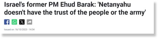 Barak on Netanyahu