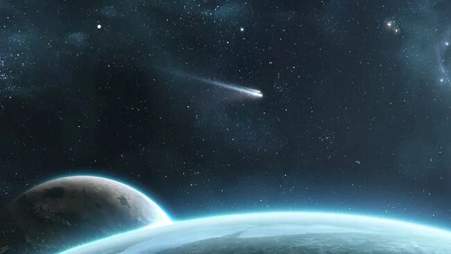 Click to enlarge comet graphic