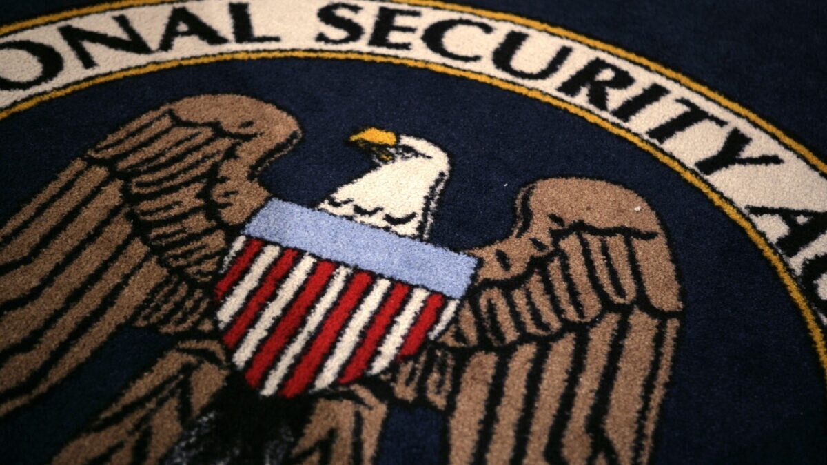 Click to enlarge NSA logo