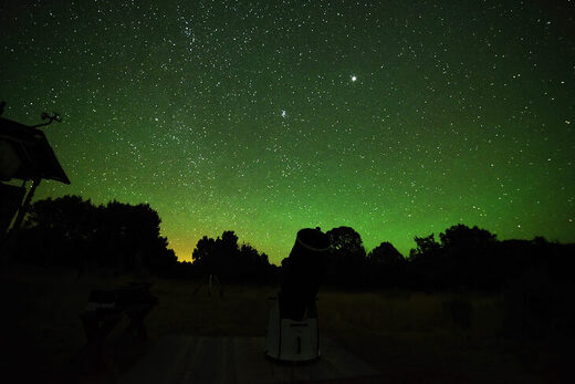 Click to enlarge airglow