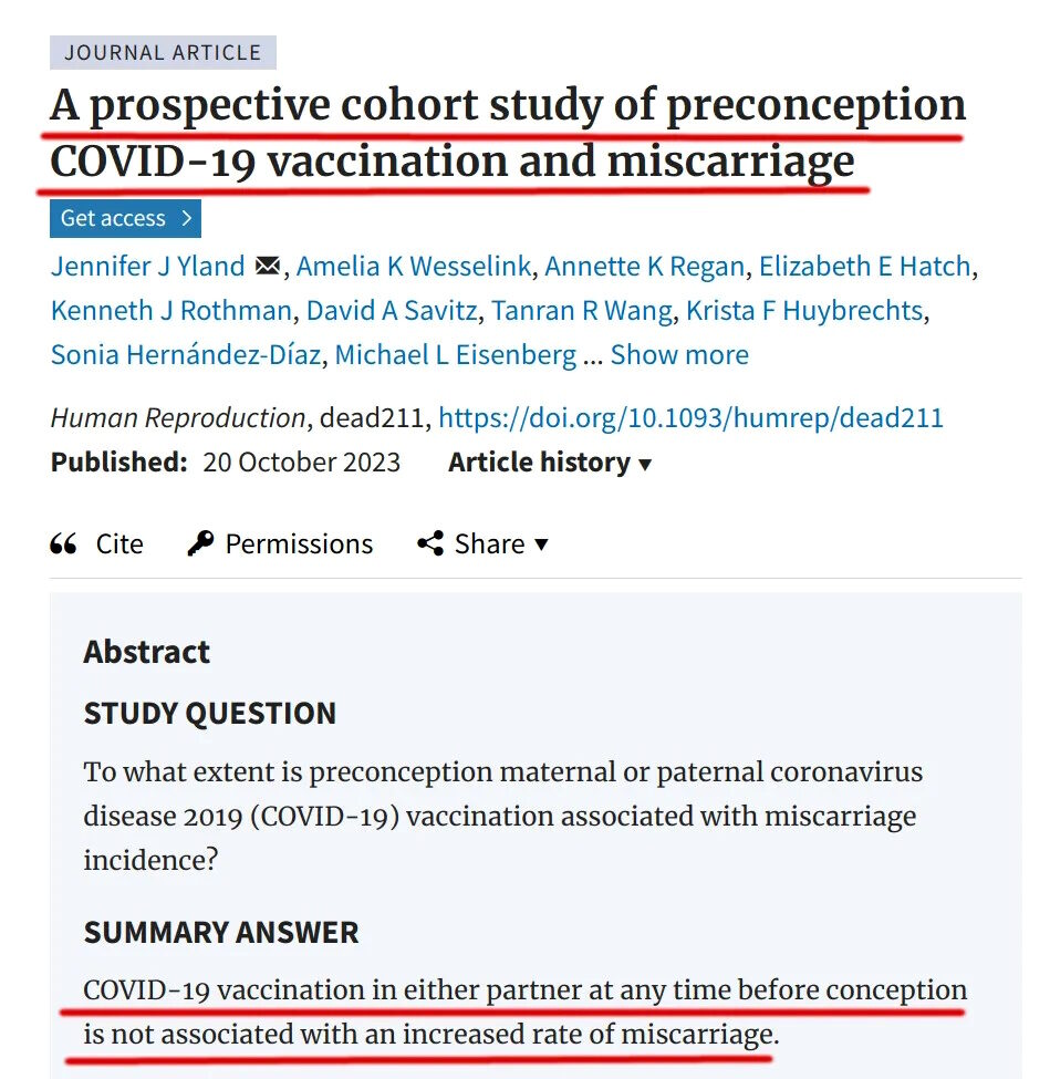 study pregnant women covid vaccine miscarraige