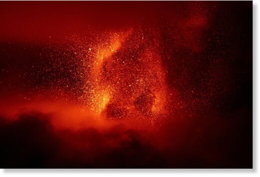 Click to enlarge Mount Etna, Europe's most active volcano,