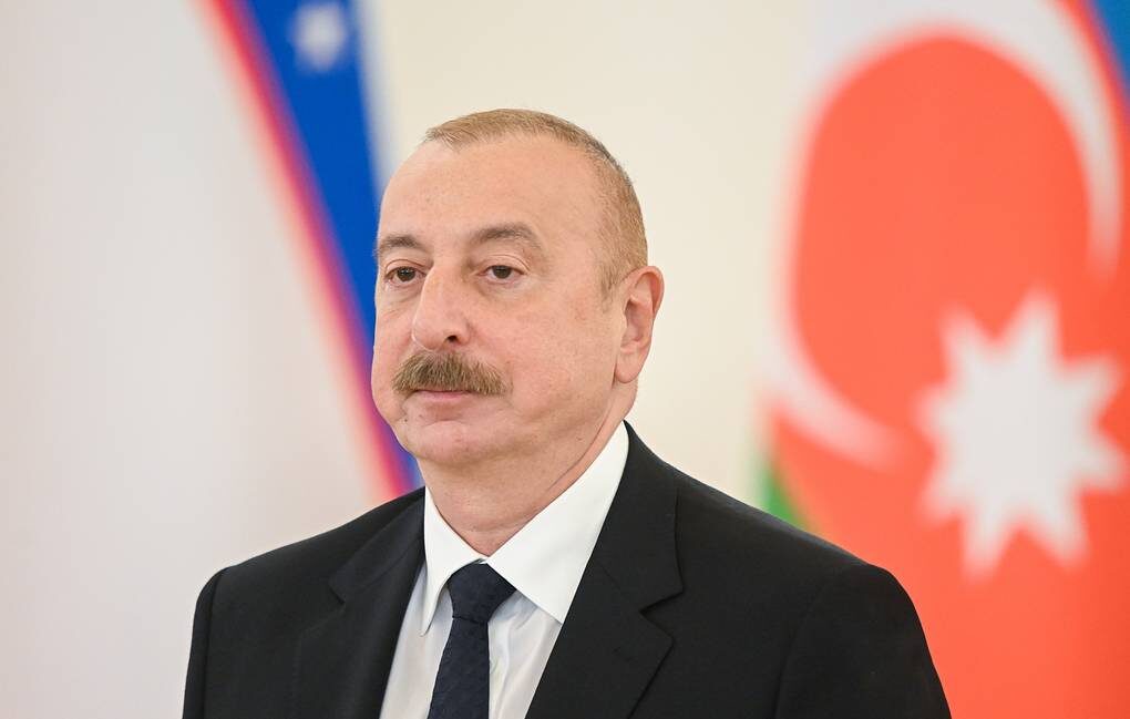Click to enlarge Azerbaijani President Ilham Aliyev