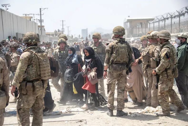 Click to enlarge Soldiers in Afghanistan