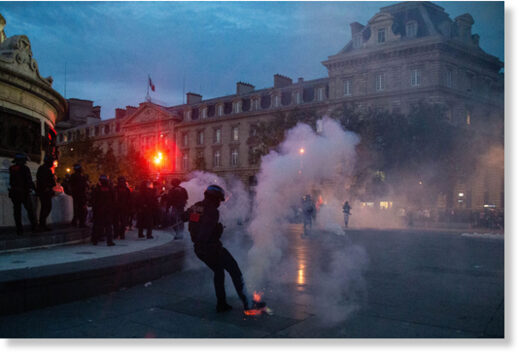 riot in europe