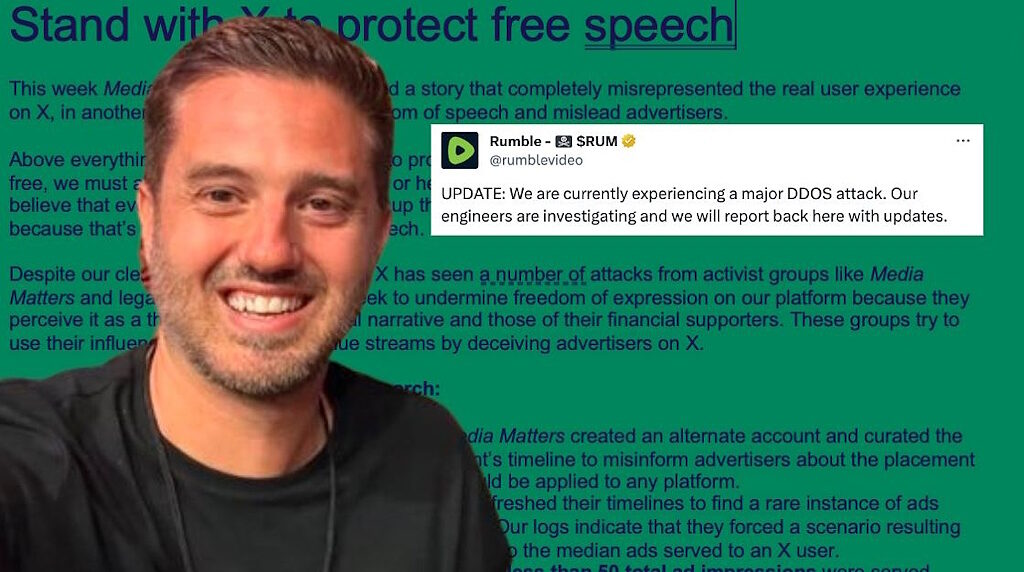 Click to enlarge rumble ceo dds attack musk free speech