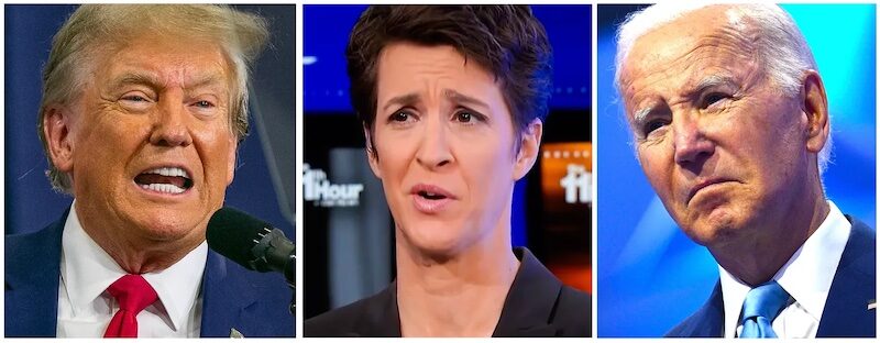 Trump Maddow Biden