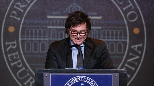 Newly elected President of Argentina Javier Milei, November 19, 2023, Buenos Aires, Argentina