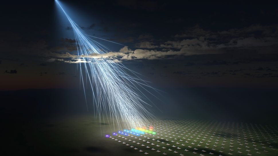 Click to enlarge cosmic rays