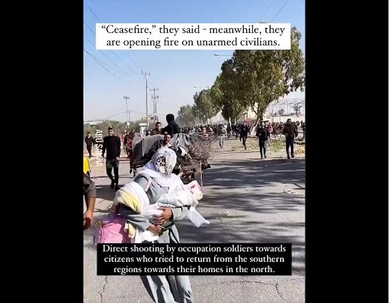 Click to enlarge idf fire civilians ceasefire 2023