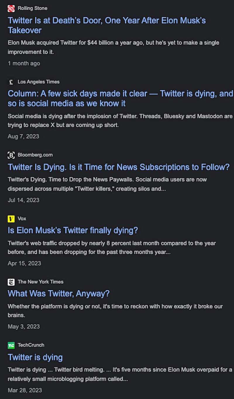twitter search results media attack