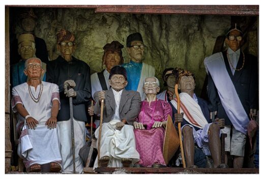 Click to enlarge From stripteases to sky burials — the mystery of the funeral