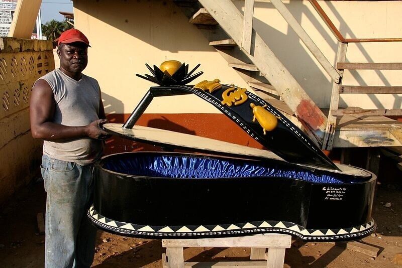 Click to enlarge Ghana Coffin Artist